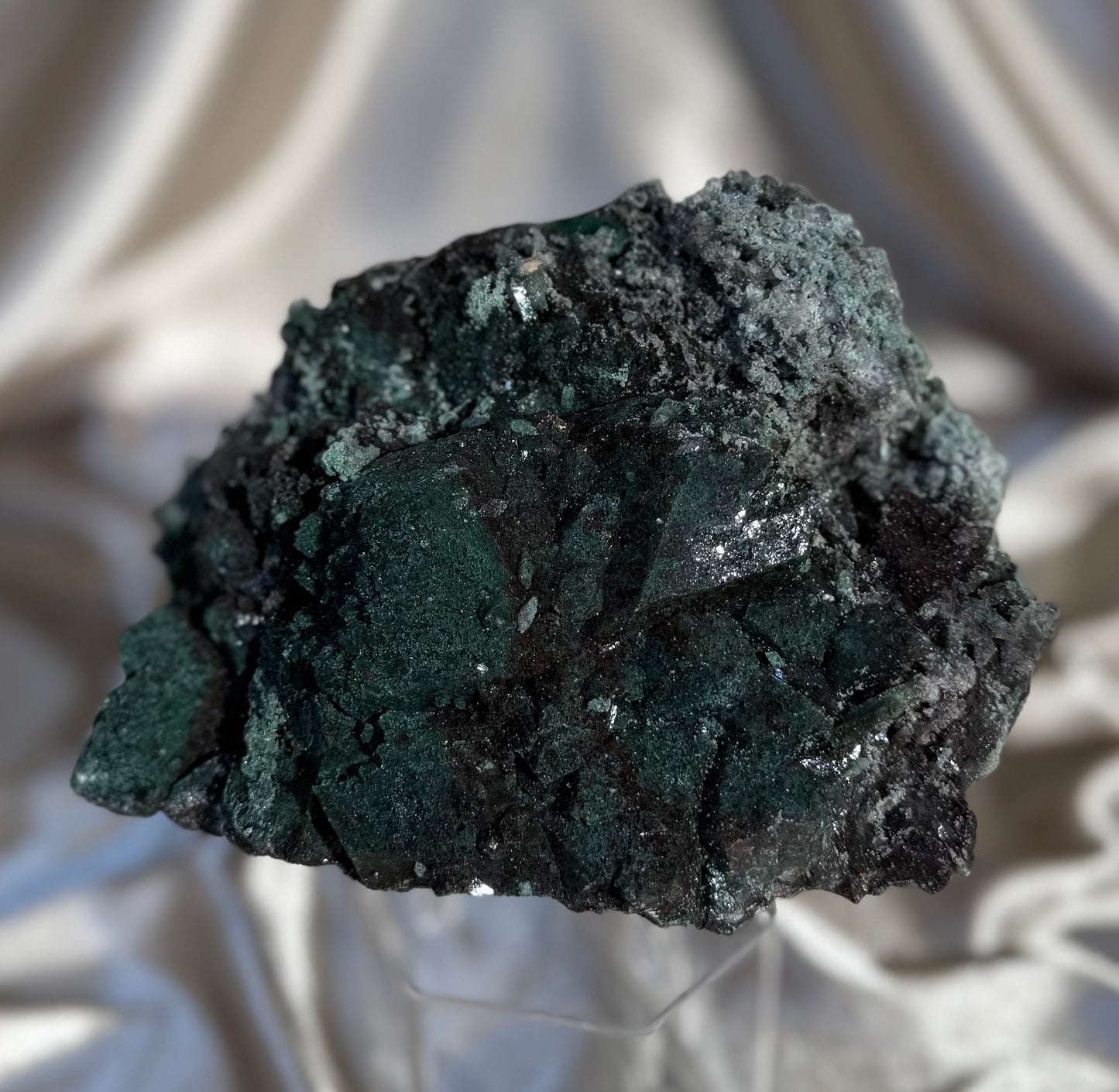 Marshy Apophyllite - Celadonite Included