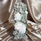 ‘Pistachio Crunch’ Green Apophyllite on Mordenite C