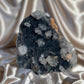 Apophyllite on Blue Chalcedony G