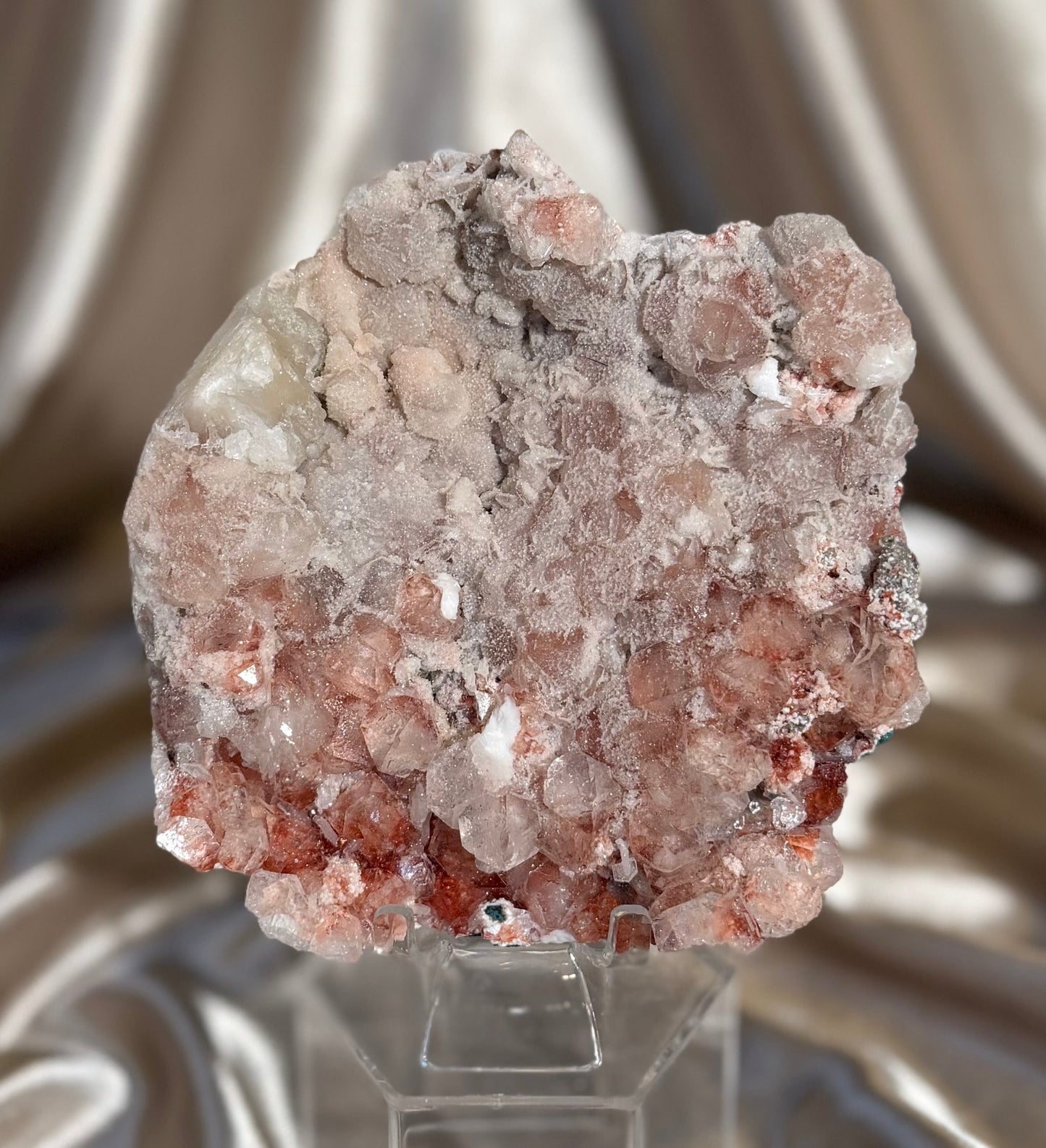 ‘Strawberry Swirl’ Hematite Apophyllite E