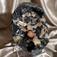 Black Chalcedony with Heulandite B