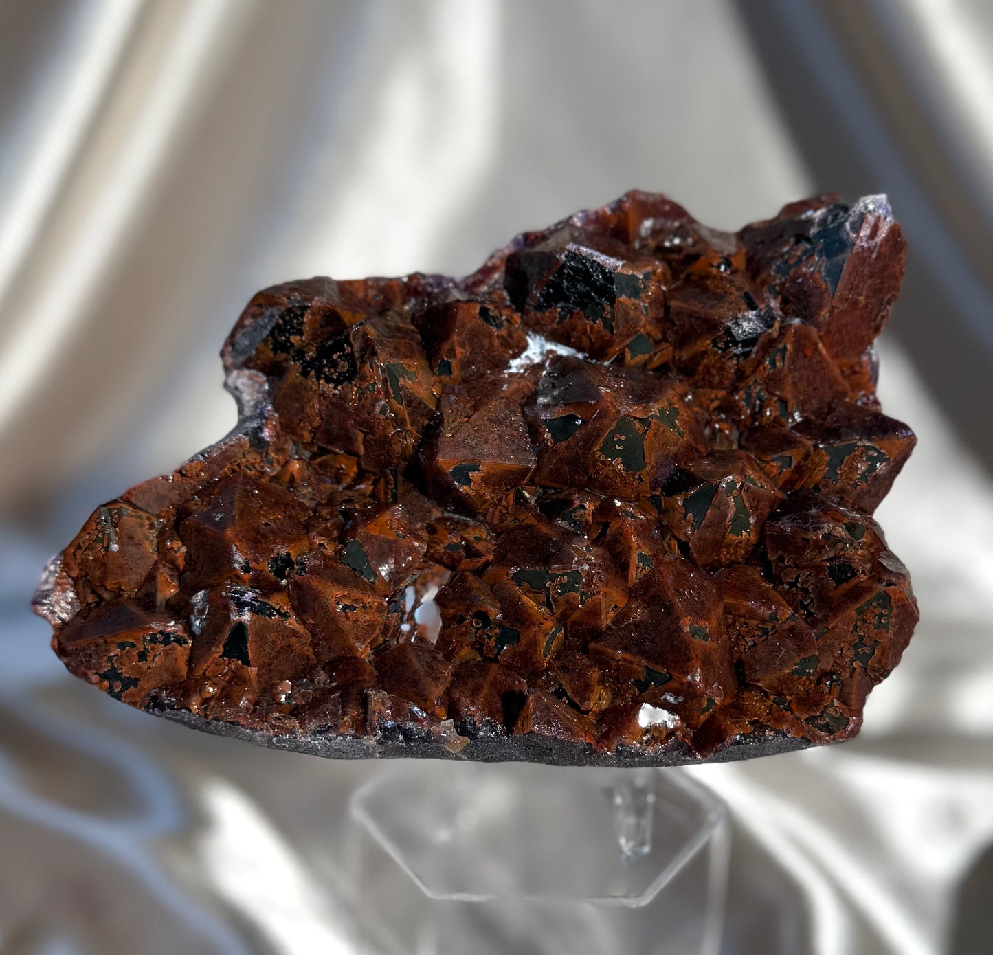 ‘Dragons Breath’ Hematite Capped Amethyst E