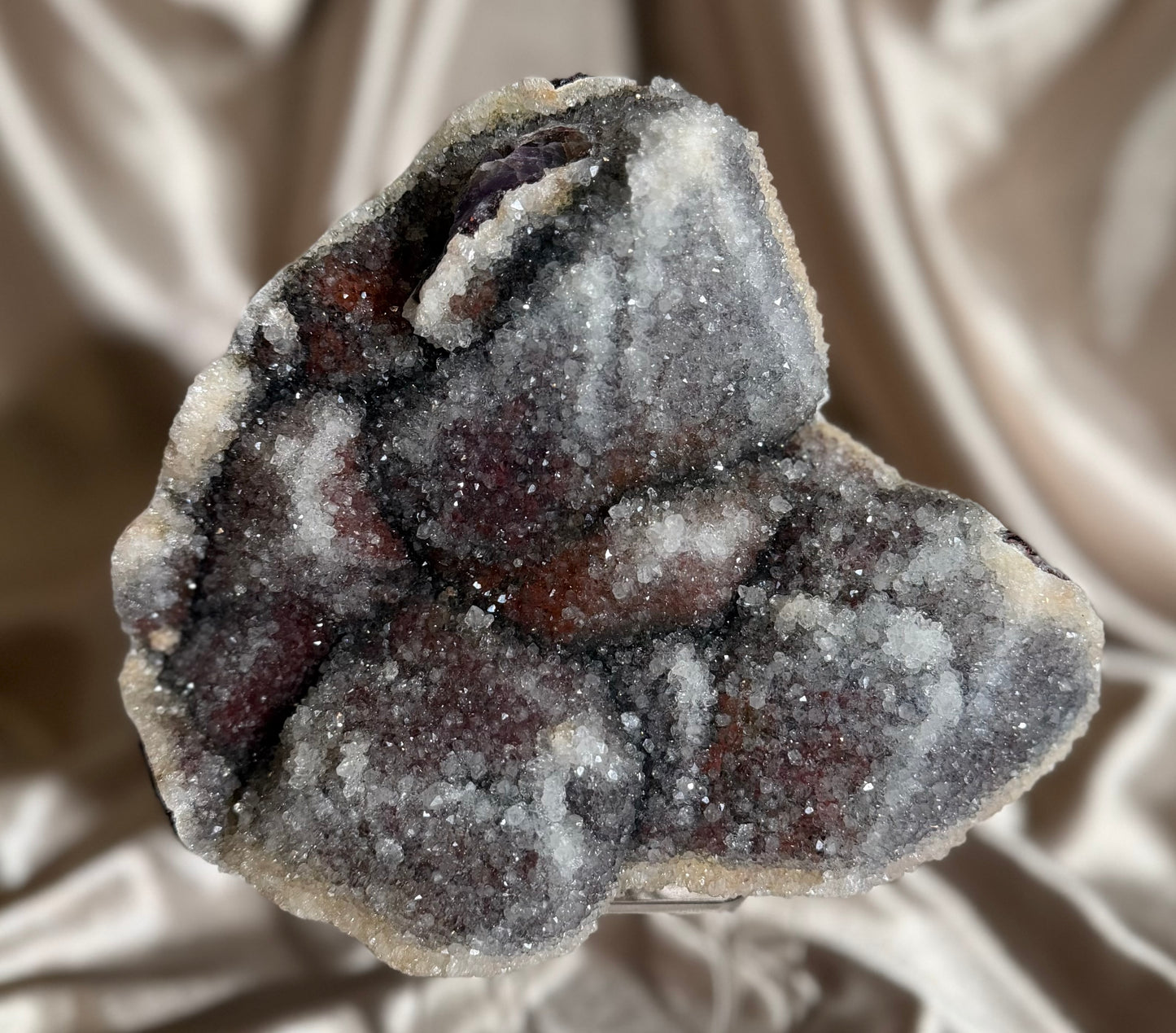Quartz Coated Hematite Amethyst C
