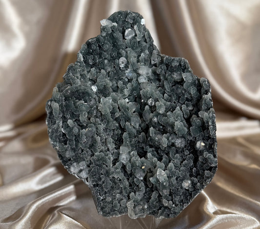 Black Chalcedony with Apophyllite C