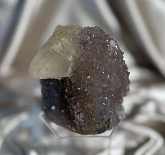 Calcite with Amethyst C