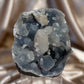 Blue Chalcedony over Calcite