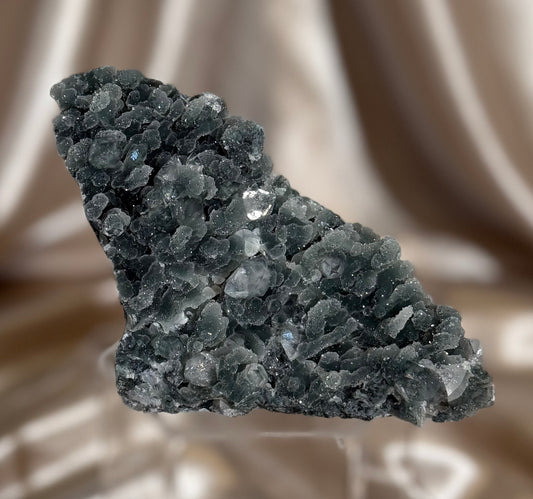 Black Chalcedony with Apophyllite A