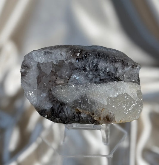 Amethyst with Sugary Calcite