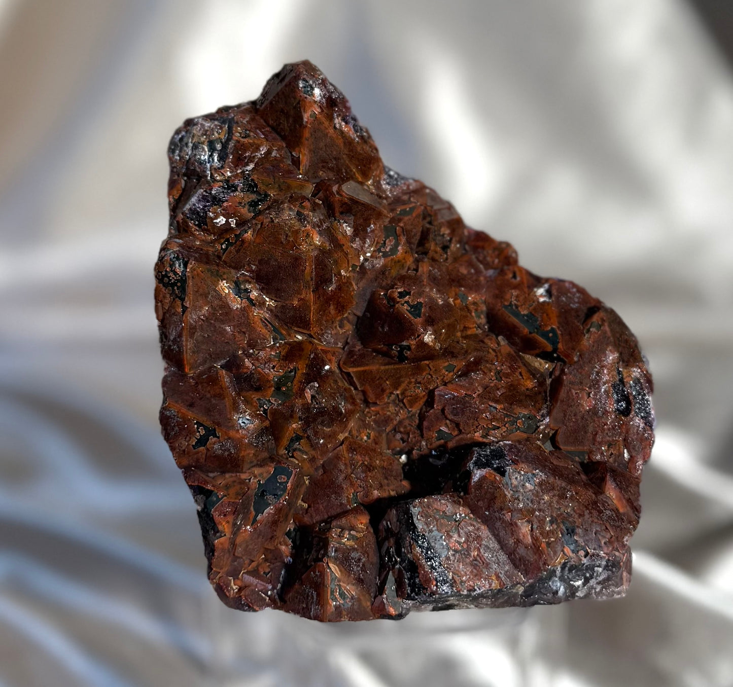 ‘Dragons Breath’ Hematite Capped Amethyst M