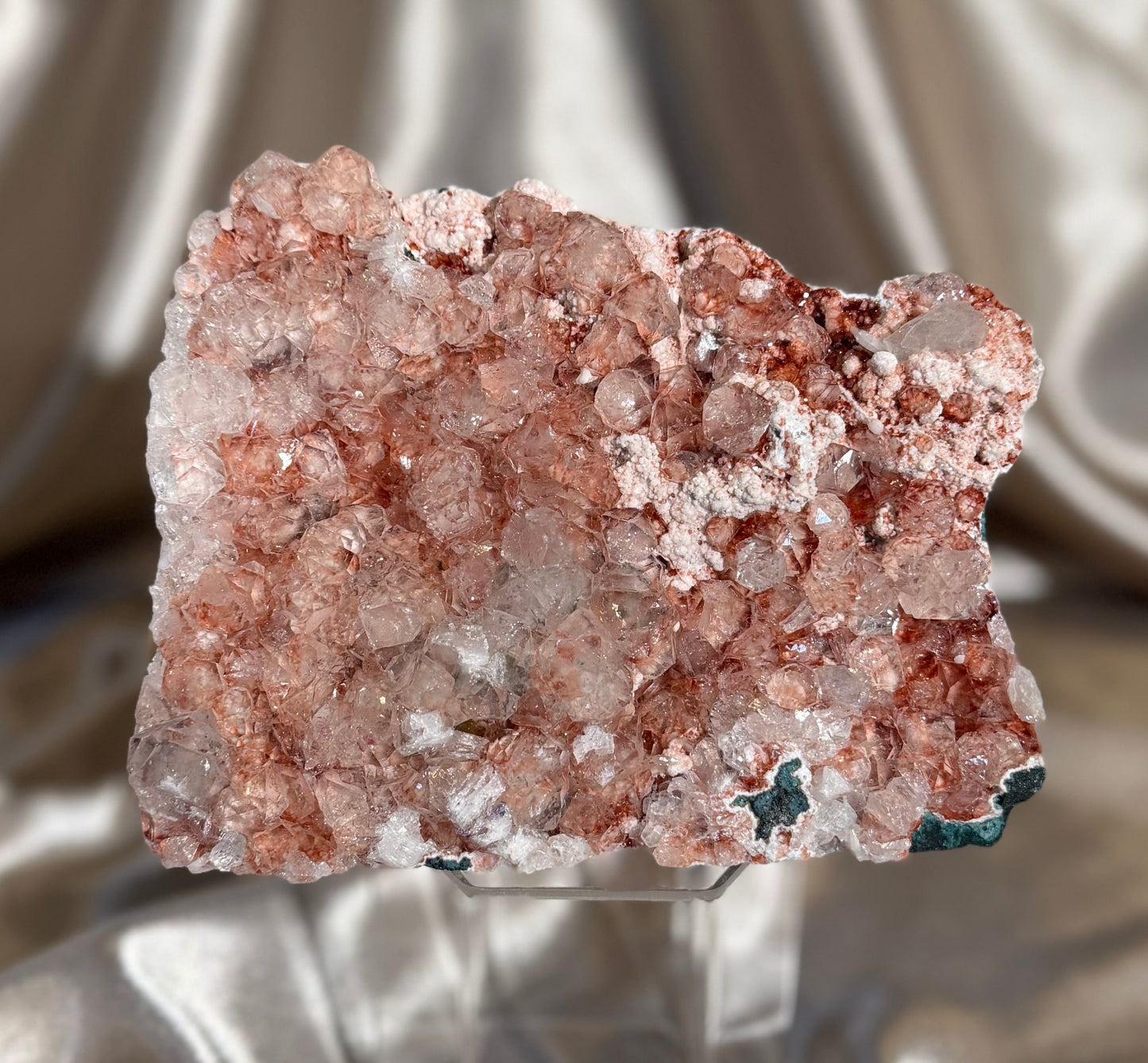‘Strawberry Swirl” Hematite Apophyllite A