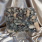 Blue Chalcedony with Coated Calcite F