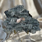 Deep Blue Chalcedony with Apophyllite I