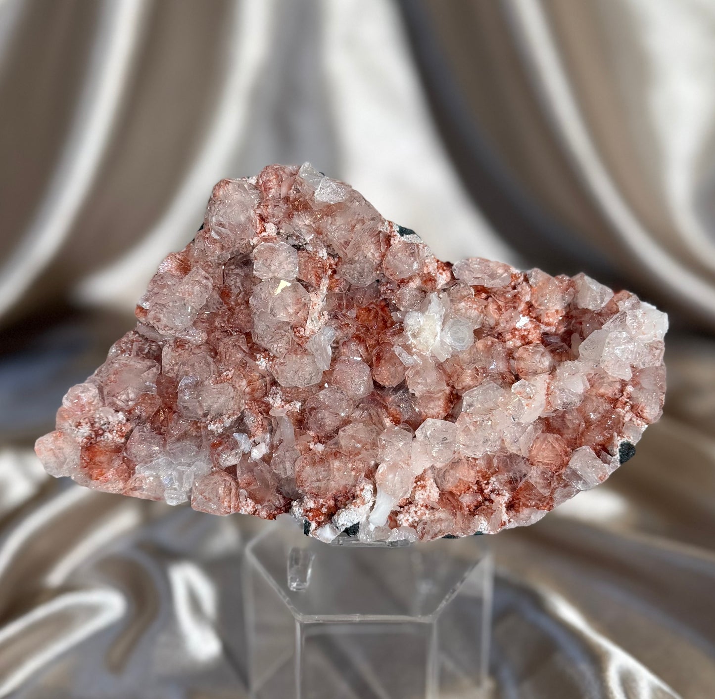 ‘Strawberry Swirl’ Hematite Apophyllite G