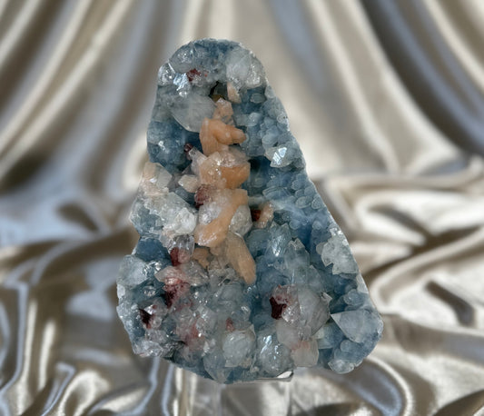 Blue Chalcedony with Apophyllite I