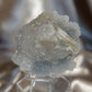 Coated Calcite on Blue Quartz