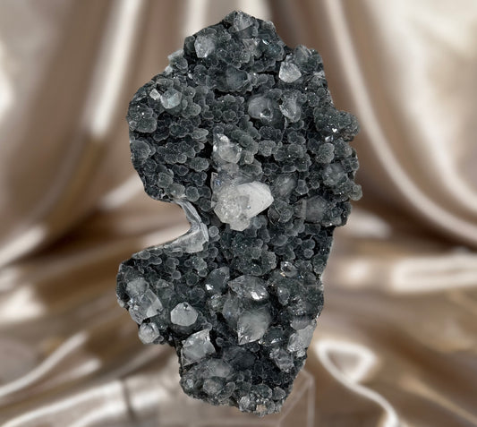 Black Chalcedony with Apophyllite B