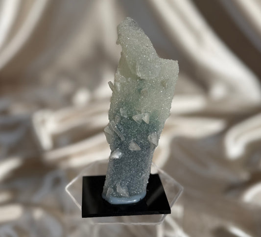 “Ice cream cone” Calcite with Celadonite B