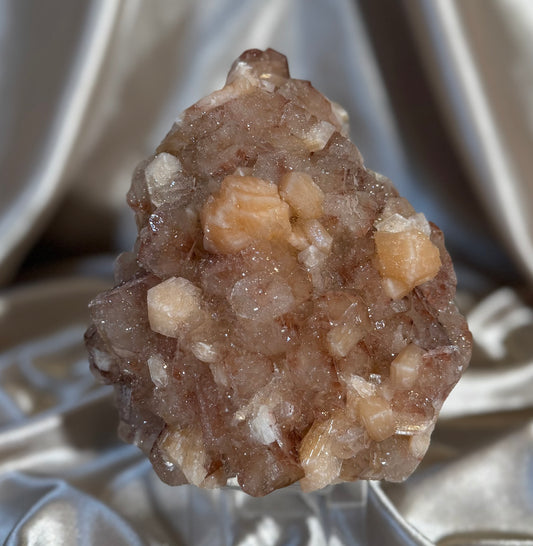 Sugary Hematite Included Apophyllite E