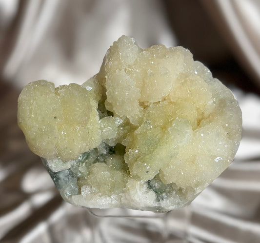 ‘Lemon Sorbet’ Stilbite Coated in Apophyllite H