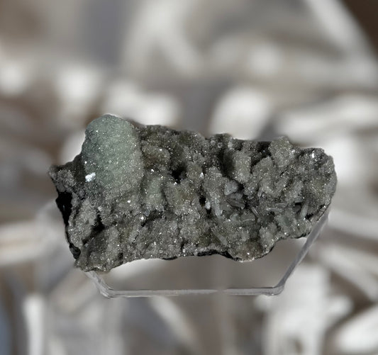 ‘Fairy Moss’ Green Coated Calcite D