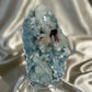 Blue Chalcedony with Apophyllite D