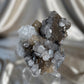 Dark Honey Calcite with Apophyllite