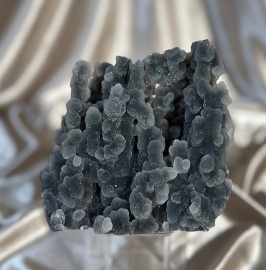 “Frosted pocket” Black Chalcedony I