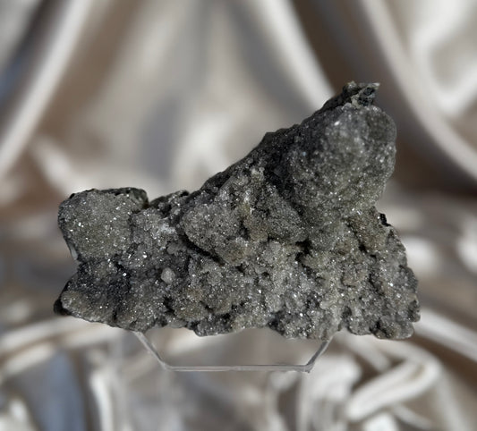 ‘Fairy Moss’ Green Coated Calcite F