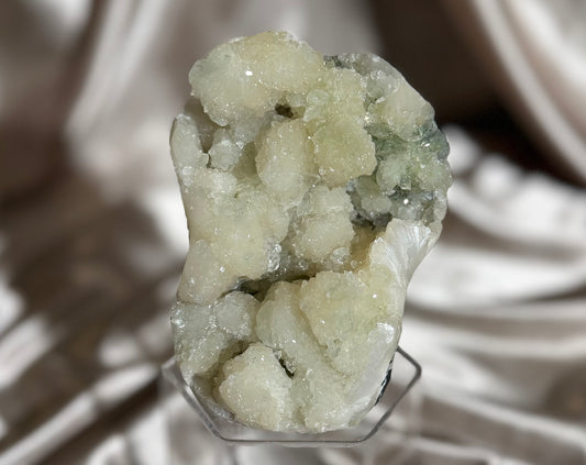 ‘Lemon Sorbet’ Stilbite Coated in Apophyllite D