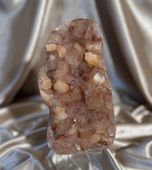 Sugary Hematite Included Apophyllite C