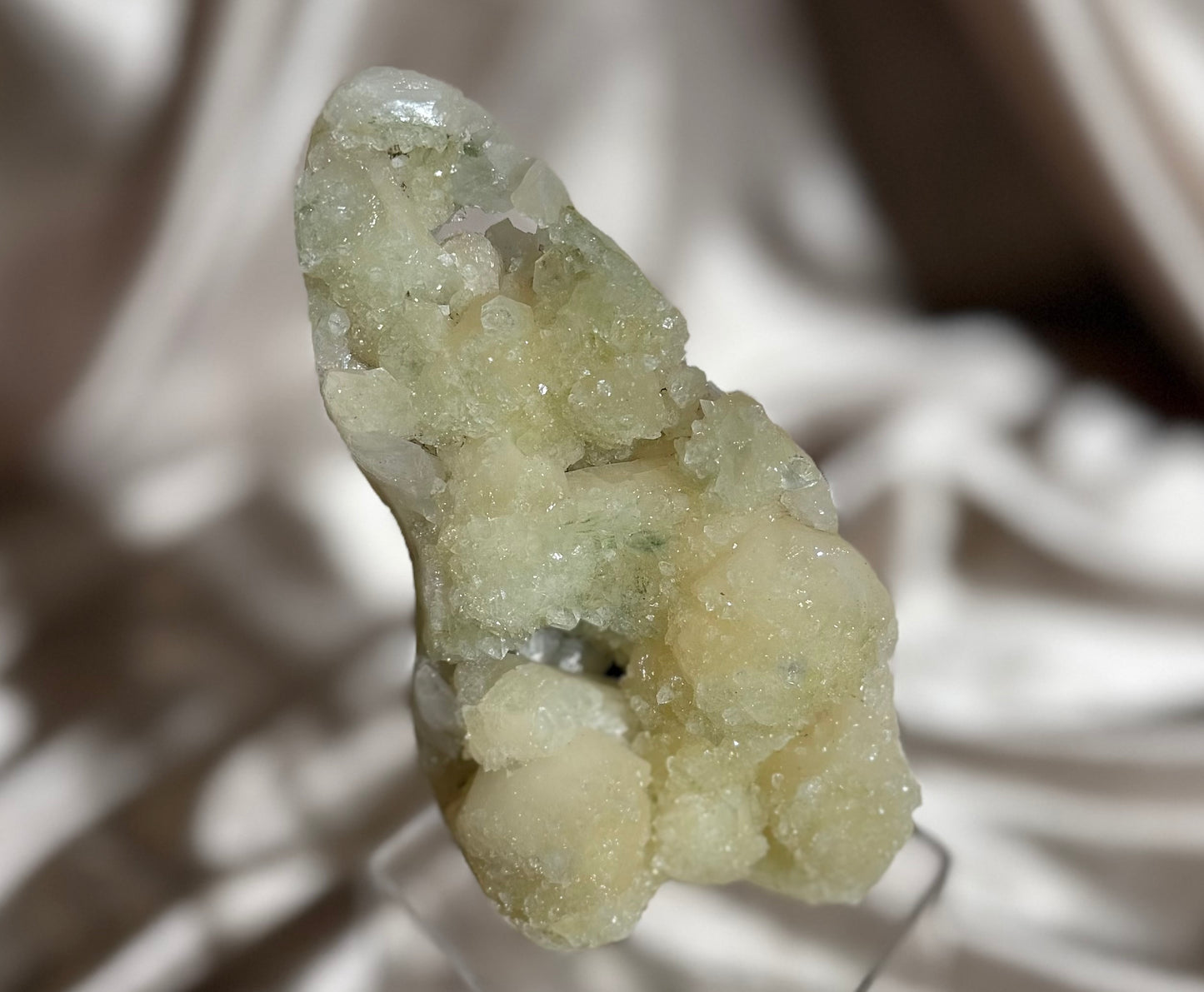 ‘Lemon Sorbet’ Stilbite Coated in Apophyllite A