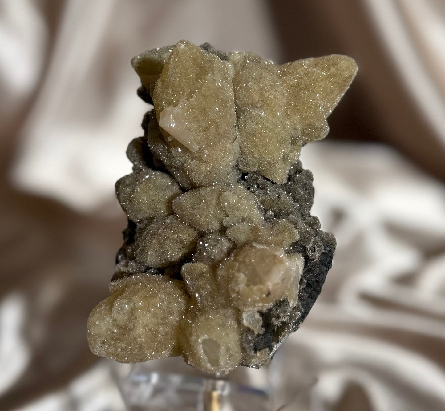 ‘Storm Cloud’ Micro-Heulandite Coated Calcite D
