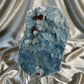 Blue Chalcedony with Apophyllite F