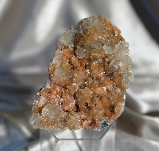 Stellerite with Calcite E