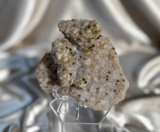 Chalcedony Coated Calcite with Julgoldite B