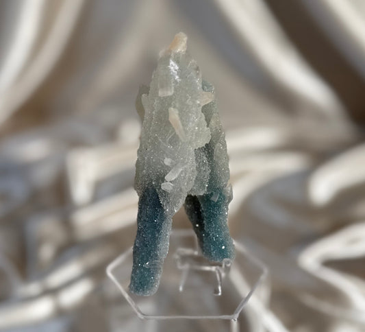 “Ice cream cone” Calcite with Celadonite A