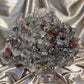 Red Heulandite on Diamond Apophyllite A