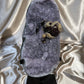 Amethyst with Calcite