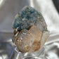 Calcites on Blue Chalcedony E