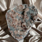 Red Apophyllite on Chalcedony