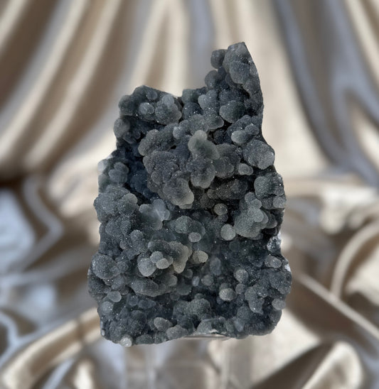“Frosted pocket” Black Chalcedony G