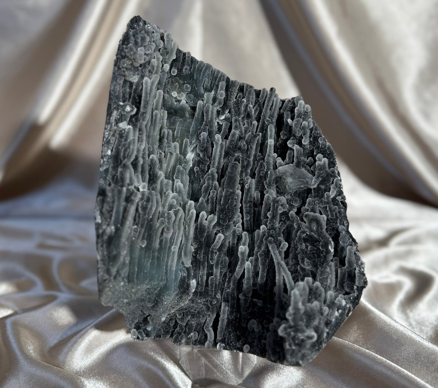 Black Chalcedony Stalactites E