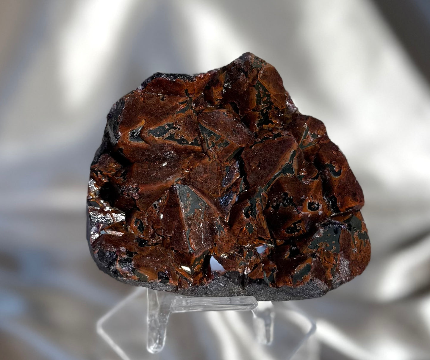 ‘Dragons Breath’ Hematite Capped Amethyst N