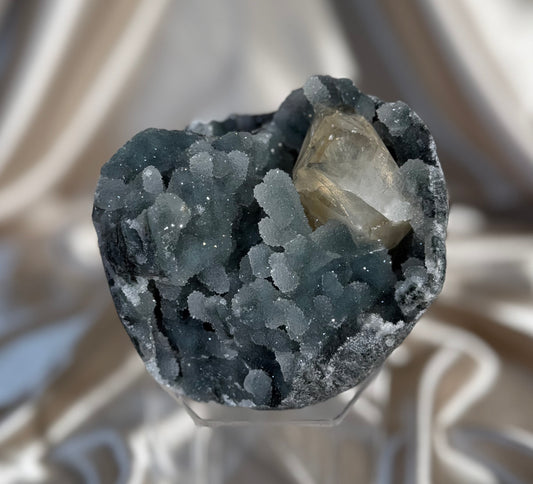 Chalcedony Stalacties with Calcite