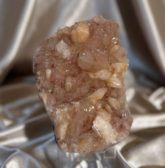 Sugary Hematite Included Apophyllite D