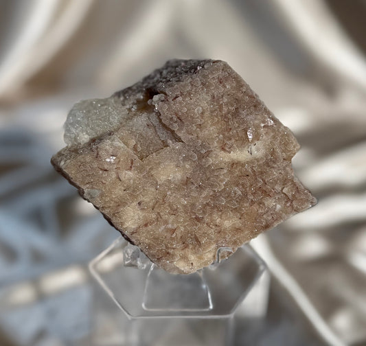 Dark Honey Coated Calcite