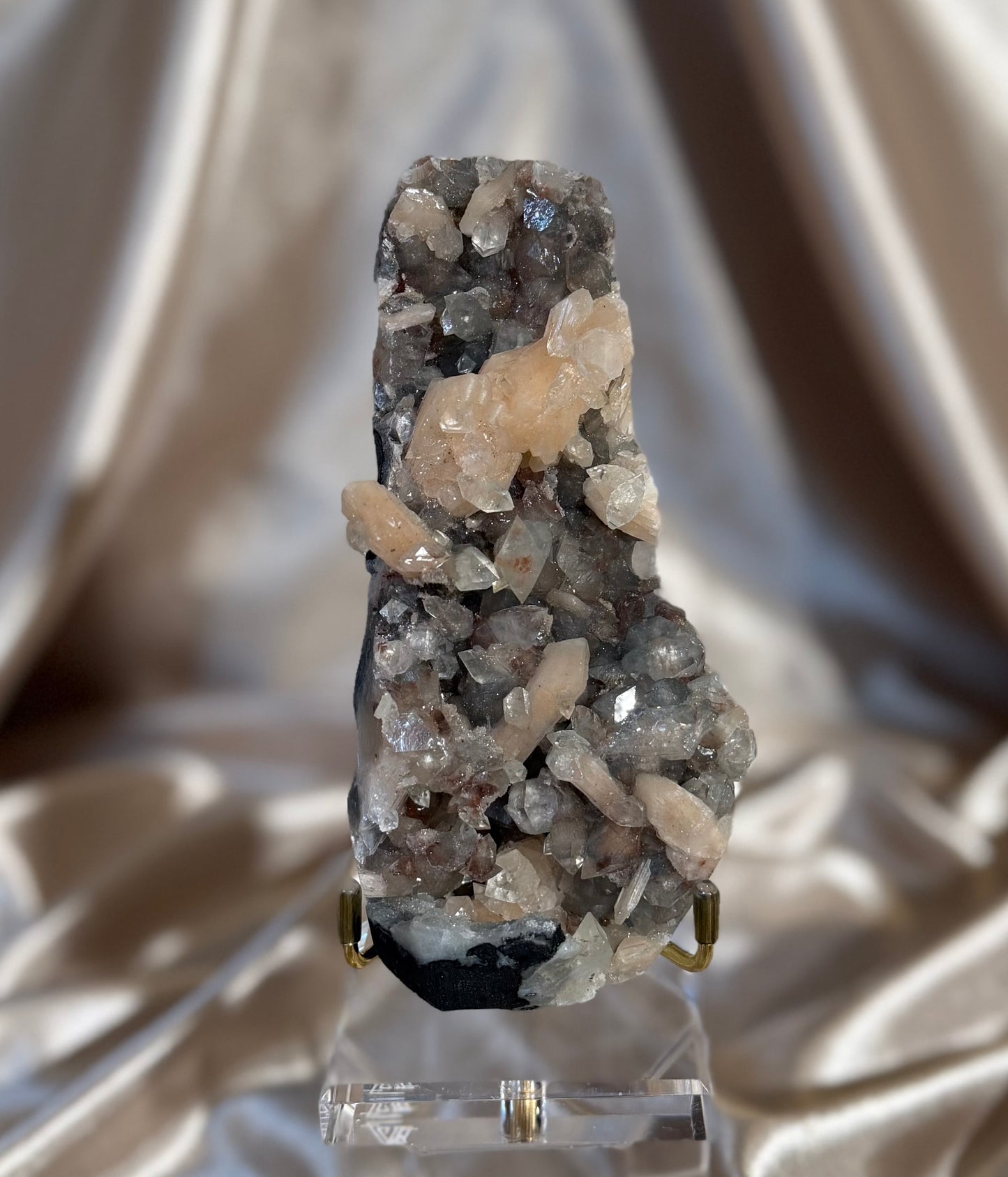 Blue Chalcedony with Calcite B