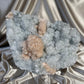 Blue Apophyllite with Stilbite B