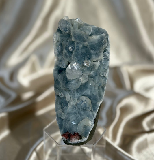 Blue Chalcedony with Apophyllite A