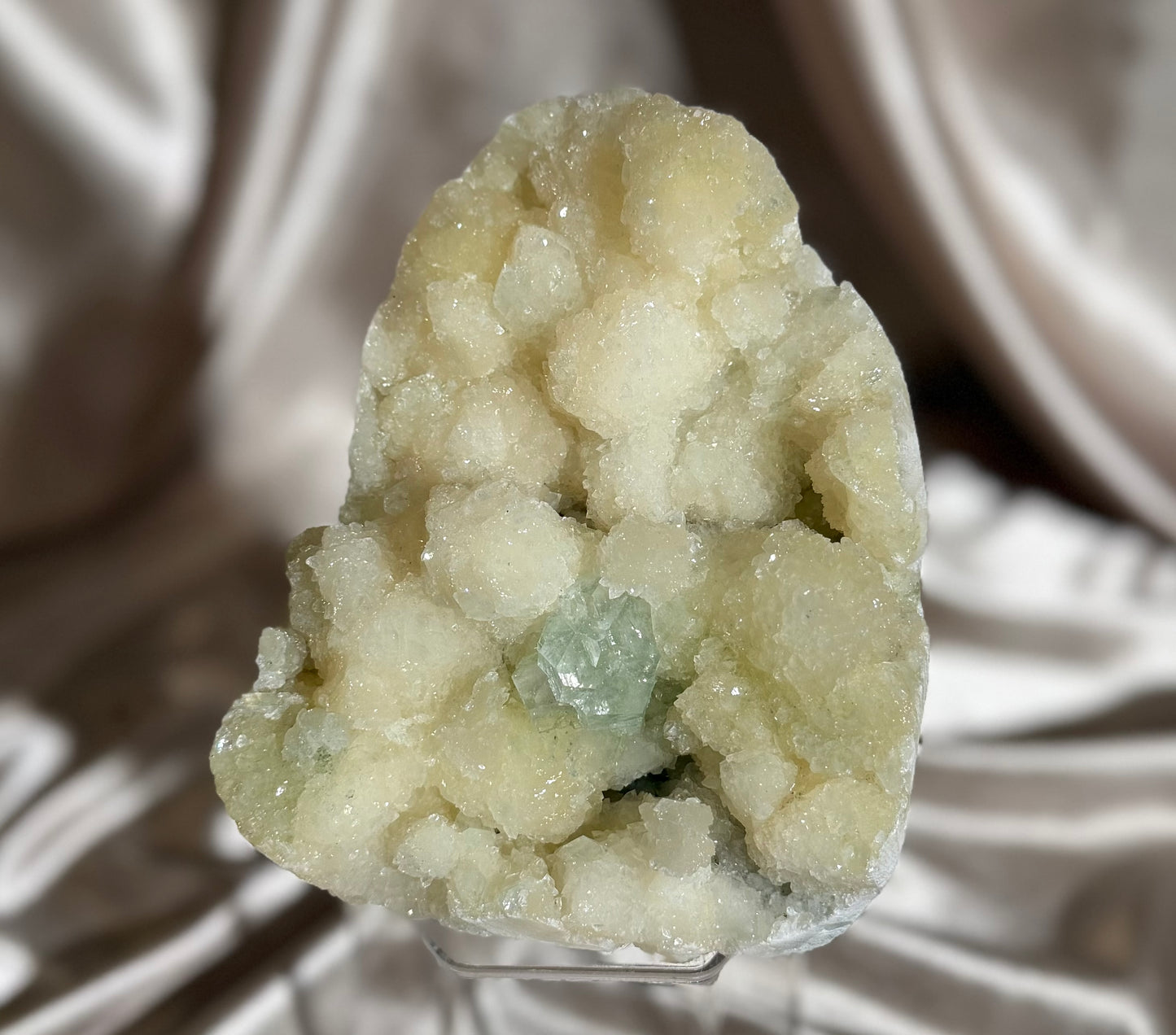 ‘Lemon Sorbet’ Stilbite Coated in Apophyllite C